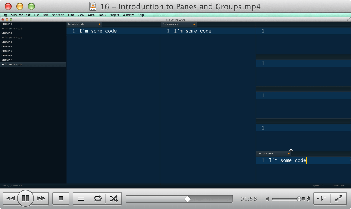 16 - Introduction to Panes and Groups